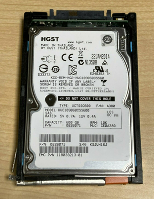 D3-2S10-600u 600gb 2,5“ de Eenheidsopslag Unity300 400 500 D3122F van 10k San DELL EMC